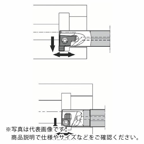 京セラ 内径溝入れ加工用超硬防振バー SIGE-WH ( SIGER0808A-WH )