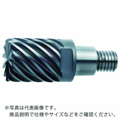 三菱 ( 三菱マテリアル ) 6枚刃難削材加工用 超硬多刃制振ラジアスヘッド10mm (コート品) EP7020 ( IMX10C6HV100R10010 EP7020 )