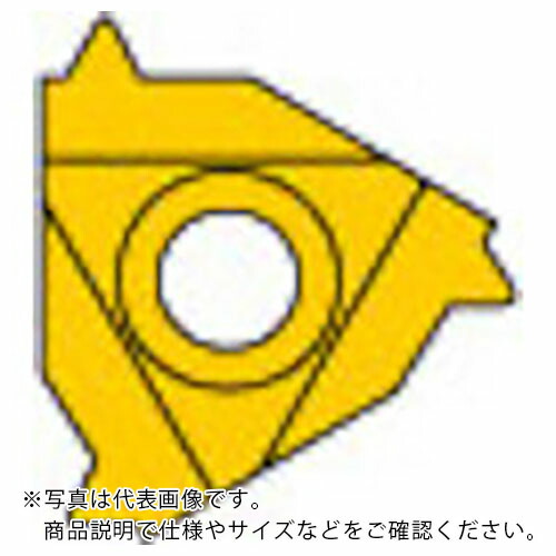三菱 ( 三菱マテリアル ) MMTシリーズ 外径ねじ切り加工 MMTEバイト用 PVDコーティング 全面研削形インサート VP10MF ( MMT16ER075ISO VP10MF ) 【5個セット】