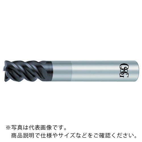 OSG ( オーエスジー ) 超硬ラジアスエンドミル FXコート強力型多機能(HSK対応) 4刃 コーナー半径0.5mm 刃径10mm 8535020 ( FXS-HS-PKE-10XR0.5X70(8535020) )