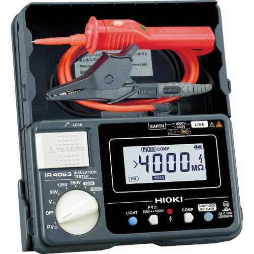 HIOKI ( 日置電機 ) 太陽光発電システム用絶縁抵抗計 ( IR4053-11 )