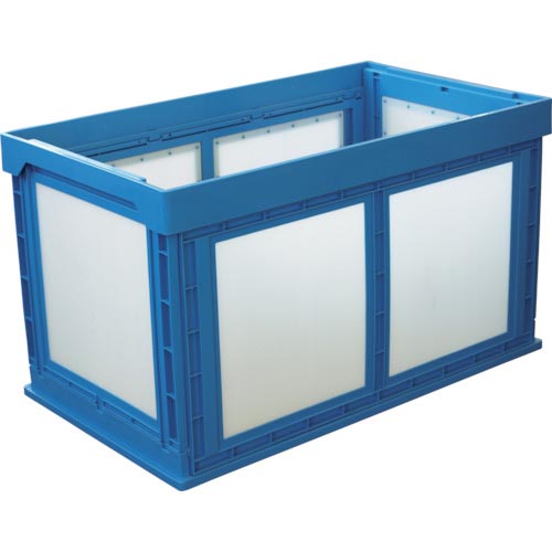 KUNIMORI ( 国盛化学 ) プラスチック折畳みコンテナ パタコン N-180 ブルー ( 50210-N180-B )