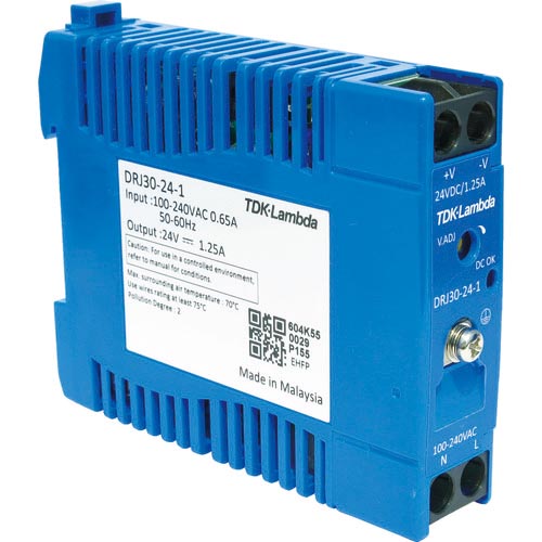 TDKラムダ DIN線路初っ切り専用単一のもの型ワット数 DRJ 30W 差しつかえる端子 ( DRJ30-24-1 )