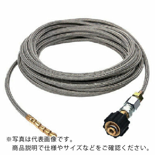 Asada ( アサダ ) SUS洗管ホース 8/60・8.5/60用 20m Qカプラ ( R10610 )|トキワONLINE