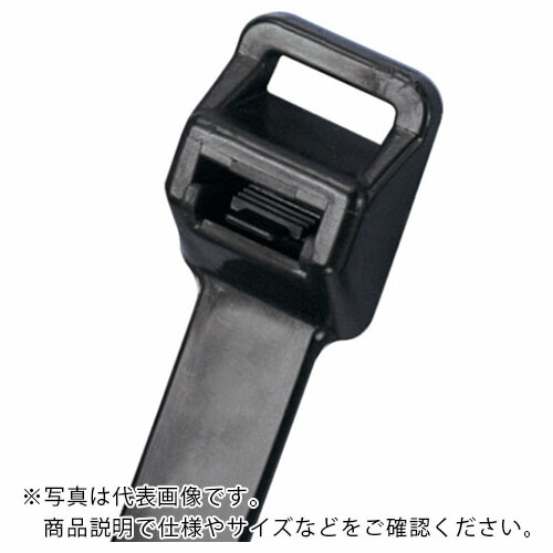 PANDUIT ( パンドウイット ) 発兌五分五分 ナイロン一緒になるダンス楽隊 耐候性ポリプロピレン黒100本 ( PRT6EH-C100 ) その他-花・ガーデン・DIY-DIY・工具