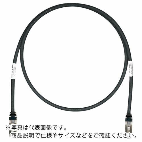 PANDUIT ( パンドウイット ) CAT6A/CAT6 シールドパッチコード 25m 黒 ( STP6X25MBL )