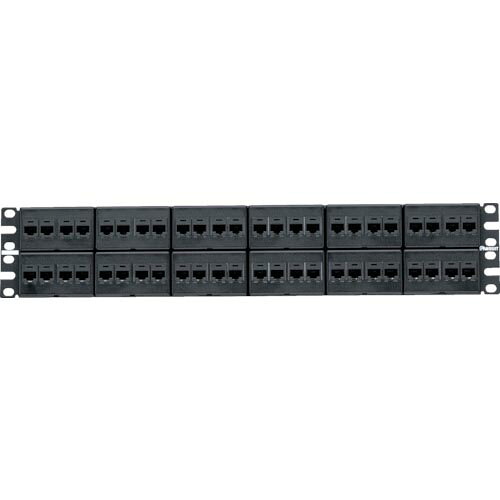 PANDUIT ( パンドウイット ) カテゴリ5E モジュラーパッチパネルキット 4ポートフェースプレートタイプ 48ポート ( CPPK48BLY )