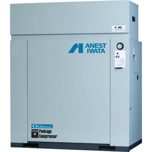 アネスト岩田 レシプロコンプレッサ(パッケージ・オイルフリータイプ) 50Hz 吐出圧力0.7~0.85MPa ( CFP07CF-8.5M5 )