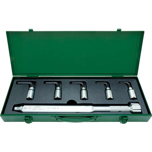 ASH ( 旭金属工業 ) トルクレンチ六角棒スパナヘッドセット LC180N+6-14mm ( LCX4000 )｜トキワONLINE