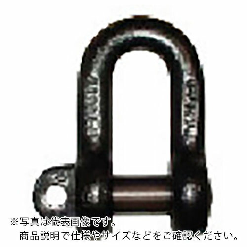 TAIYO ( 大洋製器工業 ) JISシャックル M級 黒 SC-38(1007754) ( JSC38 )