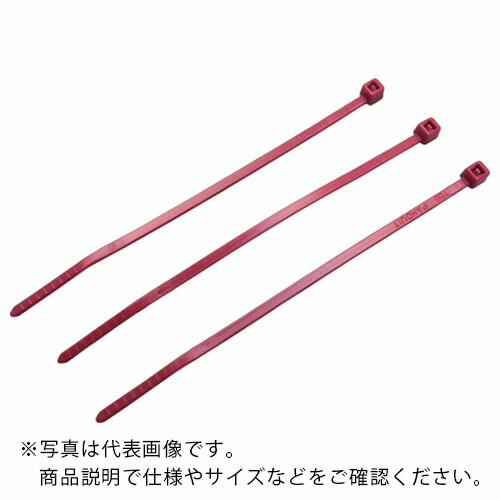PANDUIT ( パンドウイット ) ナイロン一緒になるダンス楽隊 4.8×445×1.3 赤 1000本入 ( PLT5S-M2 )