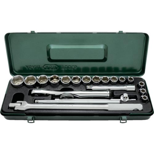 ASH ( 旭金属元素製作 ) レボウェイブ6角ソケット鍵仕掛ける12.7□×21PCS ( VJS4251 )