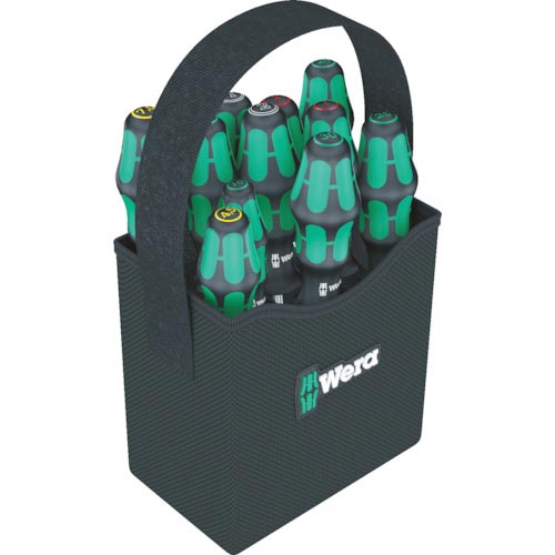 Wera 2GO ドライバーセット 持ち手付バッグ入り 11本 ( 004313 )