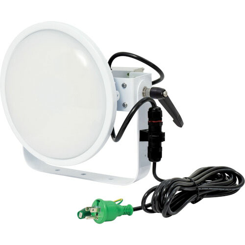 NICHIDO ( 日動工業 ) ハイディスク100W 電源装置一体型 昼白色 投光器型 乳白ワイド ( L100V2-D-HMW-50K )