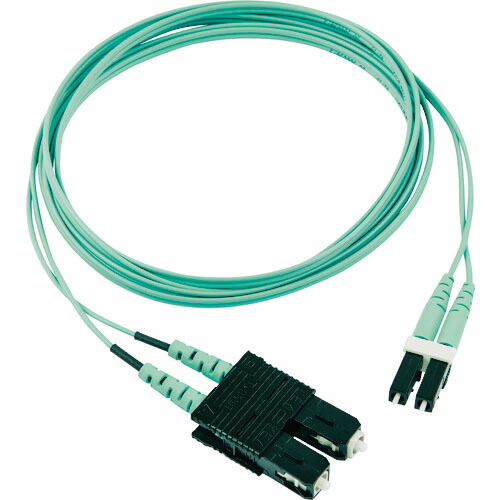 PANDUIT ( パンドウイット ) グラスファイバーパッチコード OM3(低損失物印字機) 身体障害者SCデュプレックス身体障害者LCデュプレックス LSZH 5m ( FX2ELLNSNSNM005 ) 【10本仕掛ける】