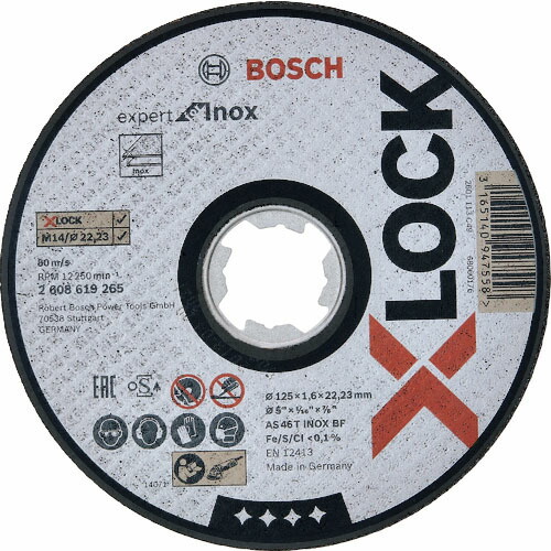 ボッシュ X-LOCK 切断砥石125x1.6ステンEX ( 2608619265 ) 【25枚セット】