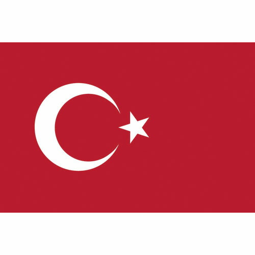 東京製旗 国旗No.2(90×135cm) トルコ ( 426485 )