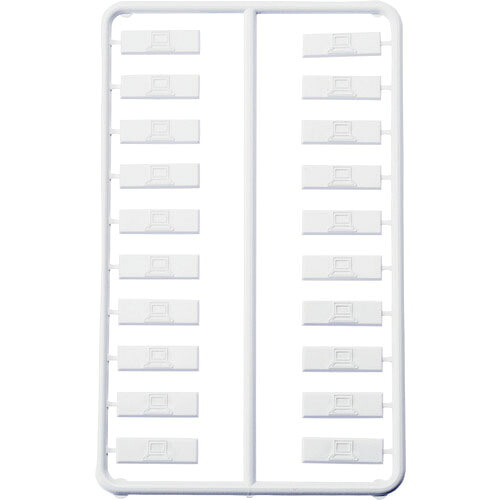 PANDUIT ( パンドウイット ) ローゼットボックスJOQシリーズ用カラーアイコン データ用 白 100個入 ( CIDWH-C ) 【10袋セット】