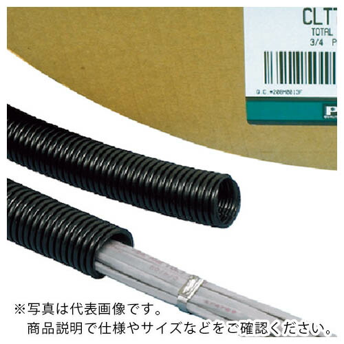 PANDUIT ( パンドウイット ) コルゲートチューブ 耐熱性ナイロン6 スリットなし 黒 ( CLTS100N-C )