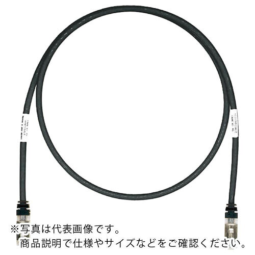 PANDUIT ( パンドウイット ) CAT6A/CAT6 シールドパッチコード 30m 黒 ( STP6X30MBL ) 【10本セット】