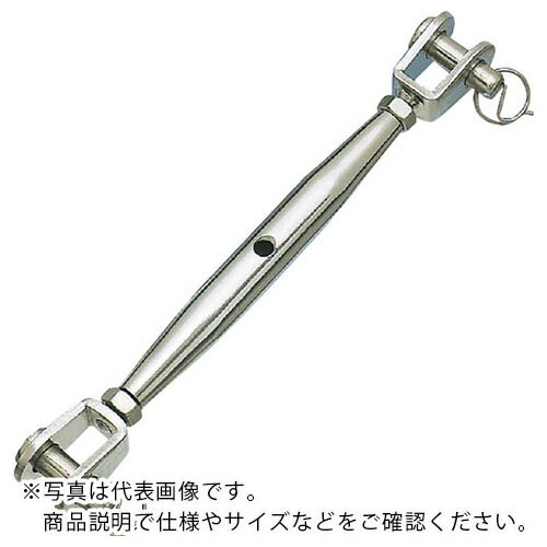 水本 ( 水本機械製作所 ) ステンレス パイプターンバックル J&J 捻子径4分 ( A-1852 )
