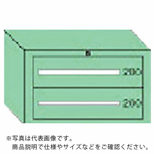 OS ( 大阪製罐 ) デラックス重量キャビネット 間口811×奥行557×高さ481mm(若草色) ( DX403 ) 【メーカー取寄】