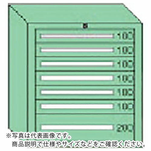 os ( 大阪製罐 ) 晴れ晴れしい掛け目収納家具 間口811×奥ぶかさ557×高さ681粍(若草色) ( DX809 ) 【製造業者取寄】