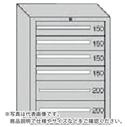 OS ( 大阪製罐 ) デラックス重量キャビネット 間口811×奥行557×高さ1081mm(ライトグレー) ( DX1014G ) 【メーカー取寄】