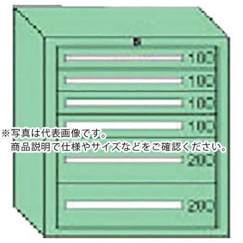 OS ( 大阪製罐 ) デラックス重量キャビネット 間口811×奥行557×高さ681mm(若草色) ( DX807 ) 【メーカー取寄】