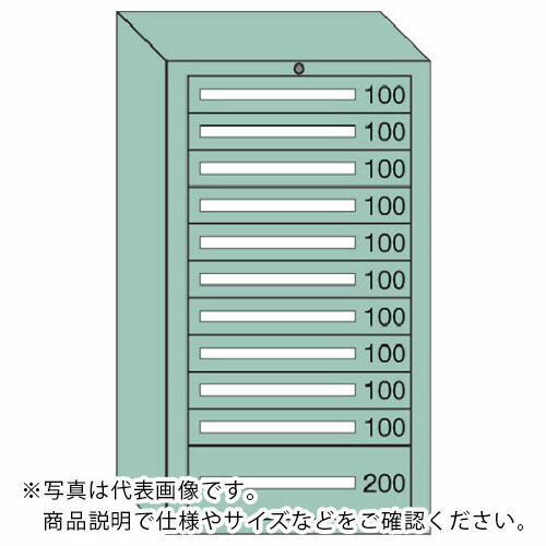 os ( 大阪製罐 ) 中量押し入れ(6型) 間口693×奥ふかさ557×高さ1081粍最大限度積み上げる量1200kg ( 6-1217 ) 【製造業者取寄】