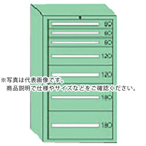os ( 大阪製罐 ) ミゼット収納家具 間口418×奥ぶかさ407×高さ882粍(若草)別組 ( M12A ) 【製造業者取寄】