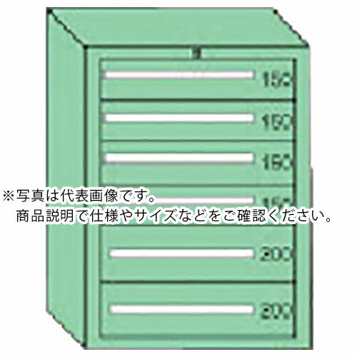 OS ( 大阪製罐 ) デラックス重量キャビネット 間口811×奥行557×高さ1081mm(若草色) ( DX1014 ) 【メーカー取寄】