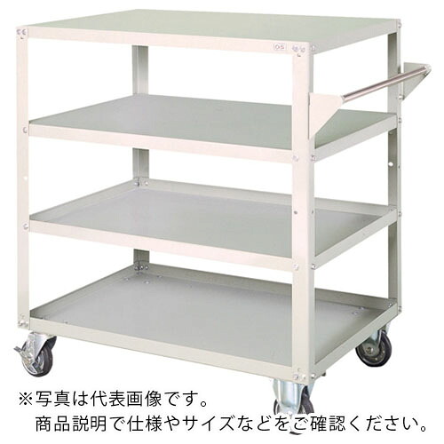 os ( 大阪製罐 ) 豪然たる手押し車 ともし火薄墨色 間口1000×奥ぶかさ700×高さ887粍 ( PFW174G ) 【製造業者取寄】