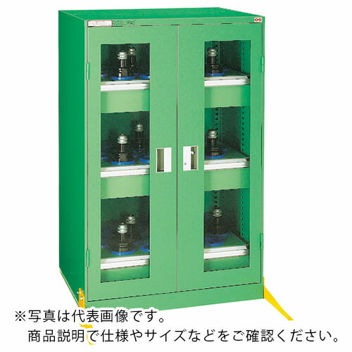 os ( 大阪製罐 ) ツーリングロッカー(アクリル樹脂窓付)(HSK・NC5用)間口811×奥ぶかさ616(866)×高さ1281粍 保持者54個 ( LD1263A ) 【製造業者取寄】 DIY・工具-その他