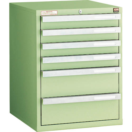 OS ( 大阪製罐 ) ライゼットキャビネット 間口473×奥行485×高さ641mm(若草色)最大積載量180kg ( LZ6042 ) 【メーカー取寄】