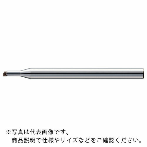 ユニオンツール 1枚刃超仕上げ加工用ロングネックラジアス 外径1×コーナー半径R0.1×有効長2×刃長0.7×全長50 ( CBN-RSF1010-010020 (216-0029) )