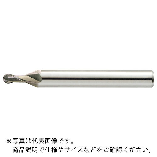 ユニオンツール HMGコート2枚刃高硬度材加工用ボール R0.05×刃長0.1×全長50×シャンク径4 ( HGB2001-0010 (211-3018) )