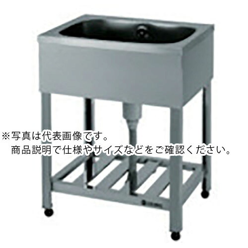 アズマ ( 東製作所 ) 一槽シンクBG無ホース付 750×600×800 ( HPC1-750 (W750XD600XH800) ) 【メーカー取寄】