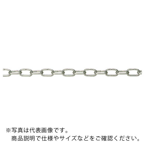 水本 ( 水本機械類製造所 ) 【要長さ決める】SUS304 ステンレス鋼チェーン店 溶接絶無 1.4-N 25.1~26m ( 304-1.4-N-26C ) 【製造業者取寄】