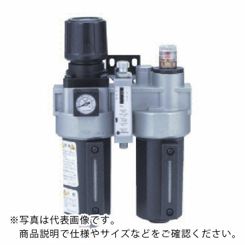 日本精器 FRLユニット 8A モジュラ接続タイプ圧力スイッチ付 ( BN-25T5DP-8 ) 【メーカー取寄】 20,308円