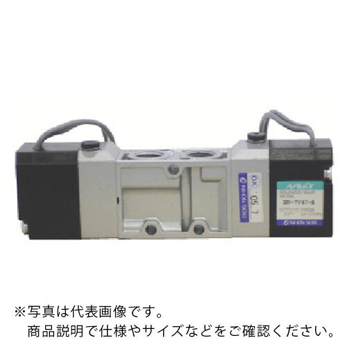 日本精器 4方向電磁弁 8A AC100V グロメット7Vシリーズダブル ( BN-7V47-8-G-E100 ) 【メーカー取寄】