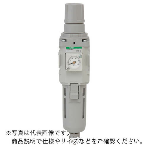 CKD フィルタレギュレータ 白色シリーズ ( W2000-8-W-F1-B3W )