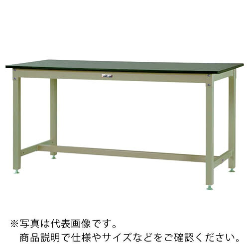 ヤマテック ( 山金工業 ) 中量作業台 ワークテーブル800シリーズ 固定式 塩ビシート天板 W1200×D600×H900mm ヤマテックグリーン ( SVRH-1260-GG ) 【メーカー取寄】