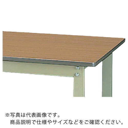 ヤマテック ( 山金工業 ) 中量作業台 ワークテーブル バイス専用タイプ メラミン天板 W1800×D900×H900mm 木目柄/ヤマテックグリーン ( SZMVH-1890-MG ) 【メーカー取寄】