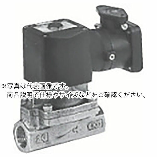 CKD パイロット式 防爆形2ポート弁 ADシリーズ(空気・水用) ( AD11E4-25A-03T-AC200V ) 【メーカー取寄】
