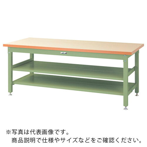 まっ盛りテック ( 山金工業 ) 掛け目やり方台 細工物一覧表 百貨店手合い 全面棚板付 W1500×D750×H740粍 象牙色/ヤマテックグリーン ( SSM-1575TTS2-IG ) 【製造業者取寄】