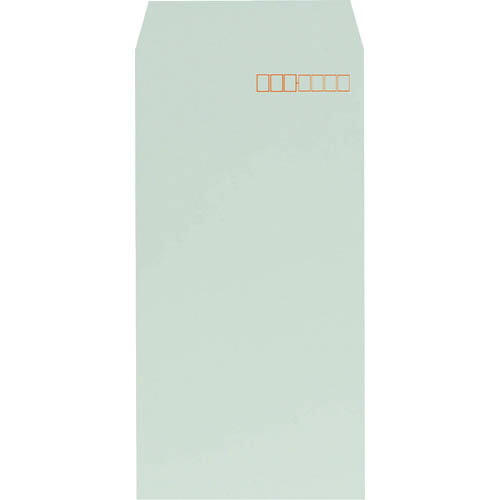 キングコーポ ( キングコーポレーション ) 長形3号80g プライバシー保護封筒 Hiソフトカラーグリーン スミ貼1000枚X1箱 ( 191018 ) 【メーカー取寄】
