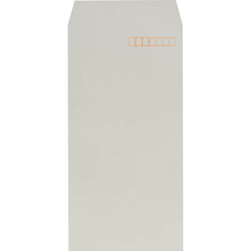 キングコーポ ( キングコーポレーション ) 長形3号80g プライバシー保護封筒 Hiソフトカラーグレー スミ貼1000枚X1箱 ( 191011 ) 【メーカー取寄】