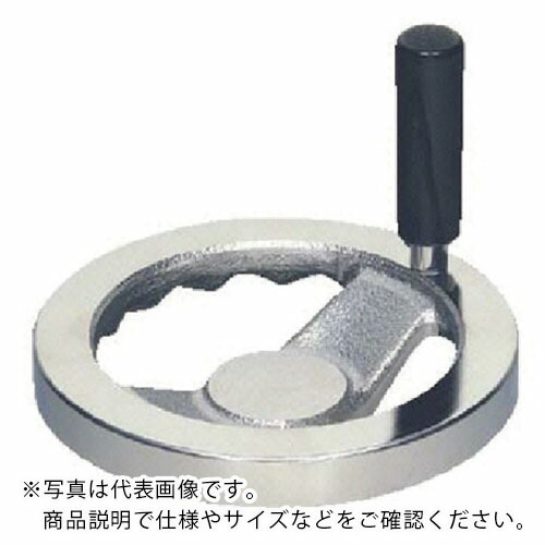 イマオ ( イマオコーポレーション ) ハンドル 角リム型ハンドル車(加工付) ハンドル径200mm ( S200ER-KM21 ) 【メーカー取寄】