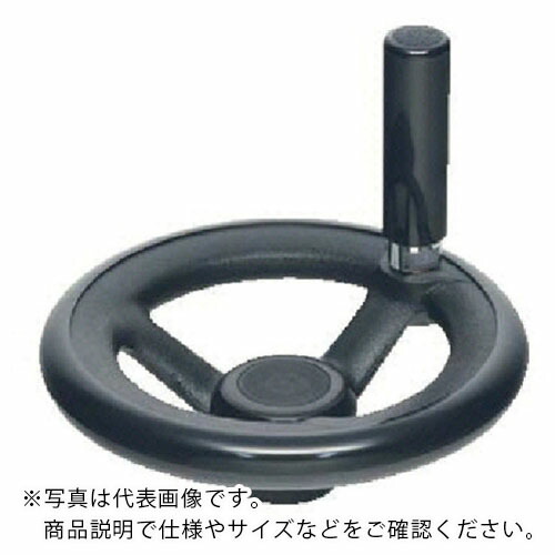 イマオ ( イマオコーポレーション ) ハンドル 丸リム型エンプラハンドル車(加工付) ステンレス ( RP125ER-SUS-H18 ) 【メーカー取寄】